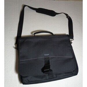 Targus 15.6" Messenger Laptop Bag Black Shoulder Case Padded Business Travel